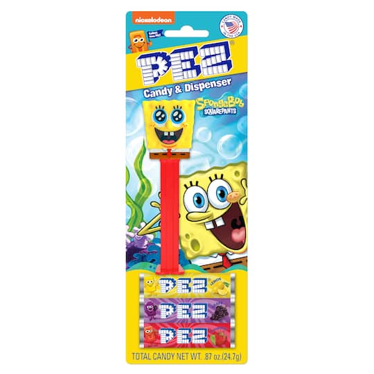 Assorted Pez® SpongeBob SquarePants Candy & Dispenser, 1pc.